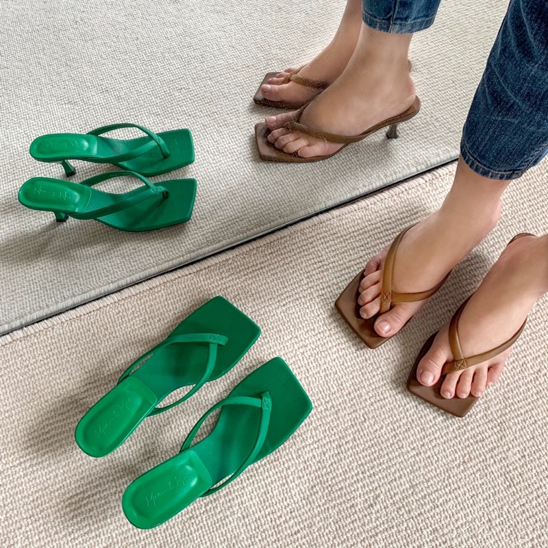Sorami.Shoes | Guốc quai ngang đế thấp tiện lợi dành cho nữ, guốc quai ngang thời trang cao cấp.
