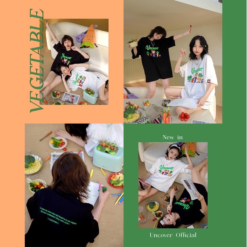 Tee Vegetables (Rau Củ) Uncover