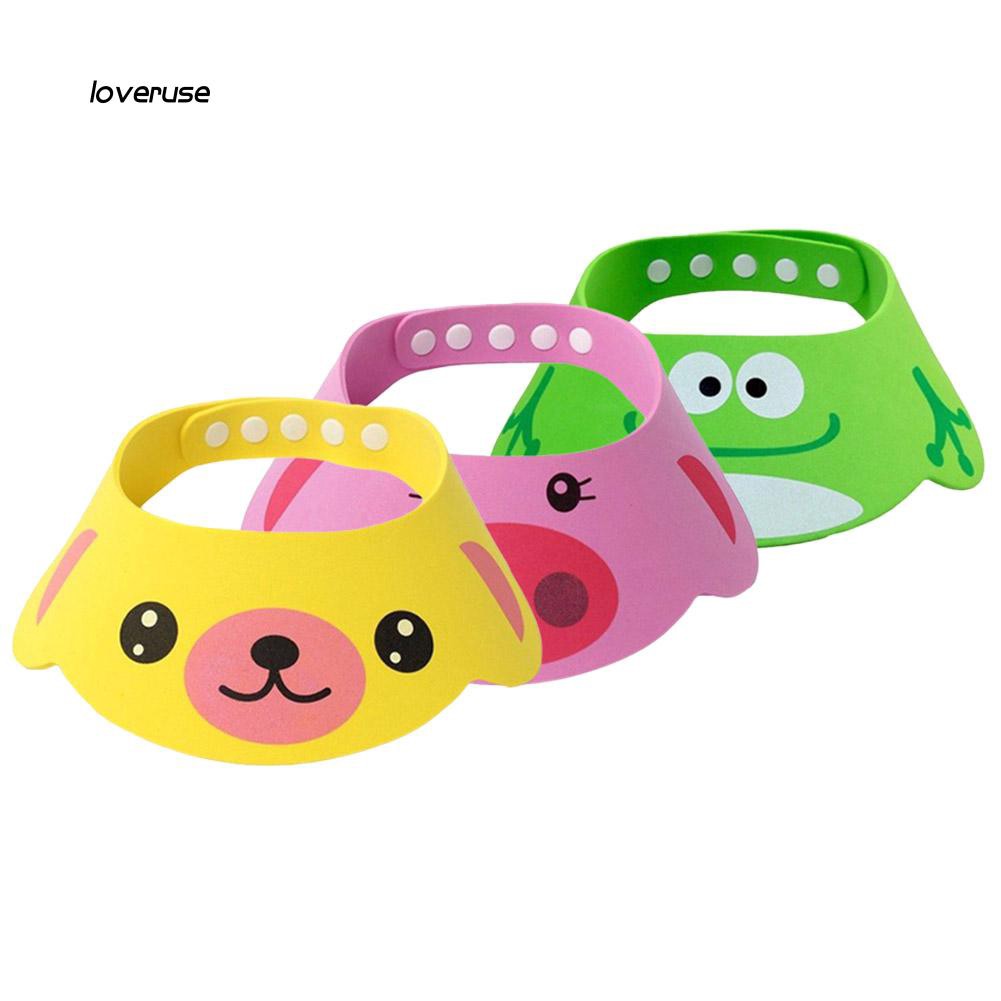 Mũ đội đầu chắn nước khi tắm gội đáng yêu cho bé