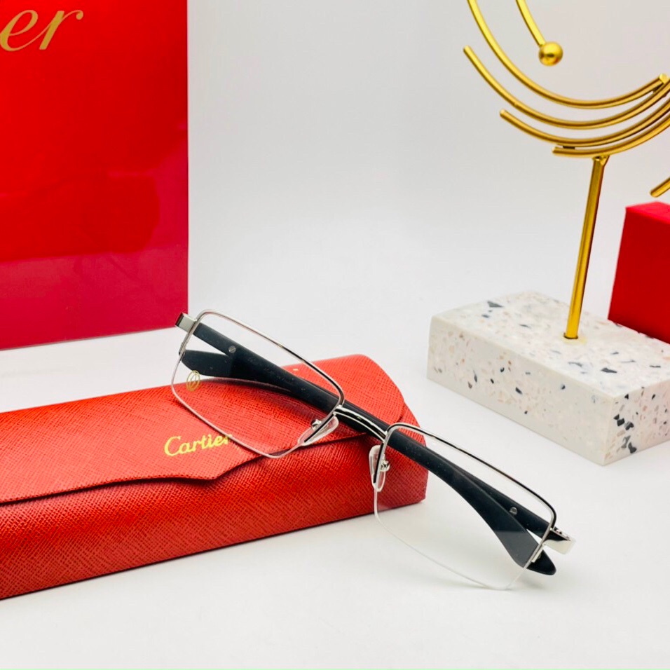 Gọng Kính Kim loại, Càng Gỗ, Mắt kính cận nam, Hàng Cao Cấp, Kèm Full Box, Bảo hành 12 tháng - donghokinhmat168