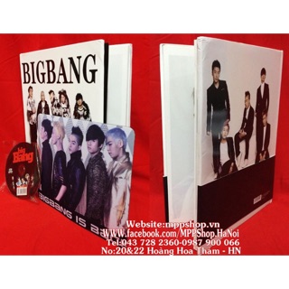 Album ảnh photobook bigbang gồm 104 trang tặng kèm lót chuột