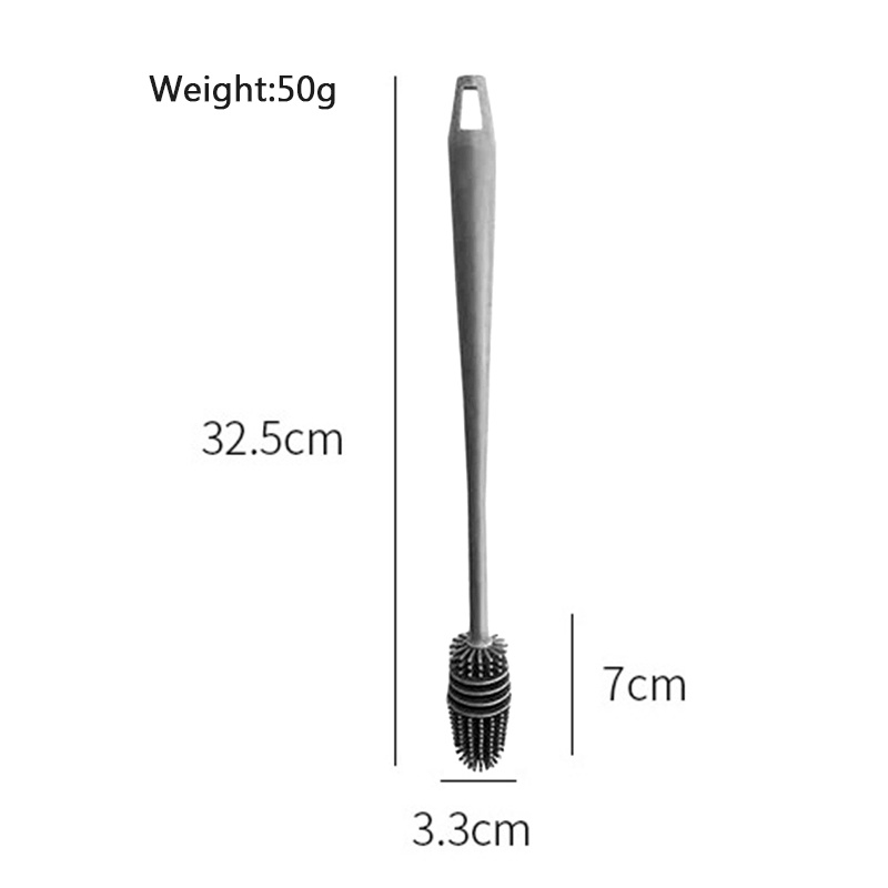 Mềm Bàn Chải Vệ Sinh Ly Cốc Bằng Cao Su Silicon Đa Năng Tiện Dụng
