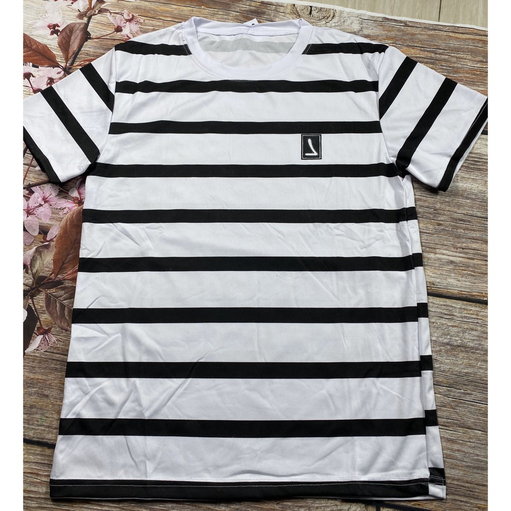 Bộ hè nam, bộ thun nam cộc tay In logo Hai Màu Trắng Đen - BN09 - Xưởng May Trung Kiên