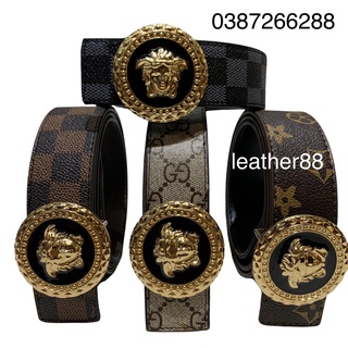 Thắt lưng nam versace, thắt lưng mặt versace, dây nịt nam cao cấp thời trang, VSC001