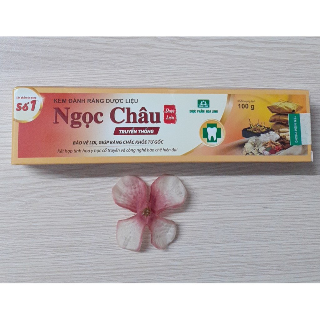 Kem Đánh Răng NGỌC CHÂU 100g Giúp Bảo Vệ Lợi ,Nướu, Làm Chắc Chân Răng, Ngăn Ngừa Nhiệt Miệng