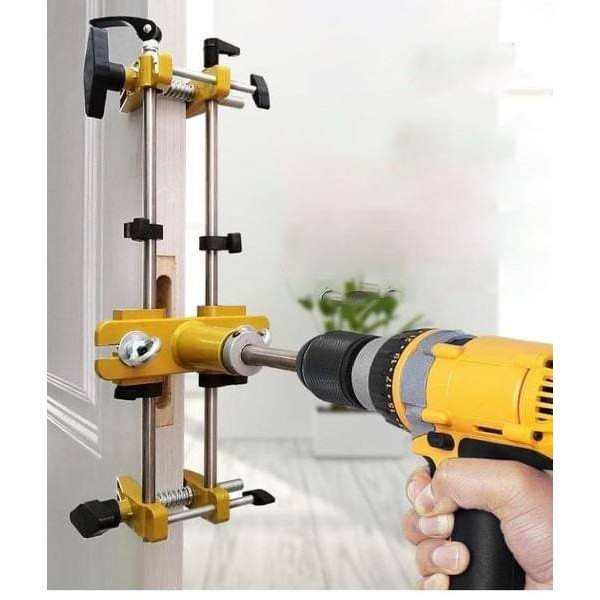 Bộ Cữ Khoan Khóa Cửa Gỗ Loại C, Cữ Khoan Khóa Thông Minh, Dễ Dàng, Thuận Tiện