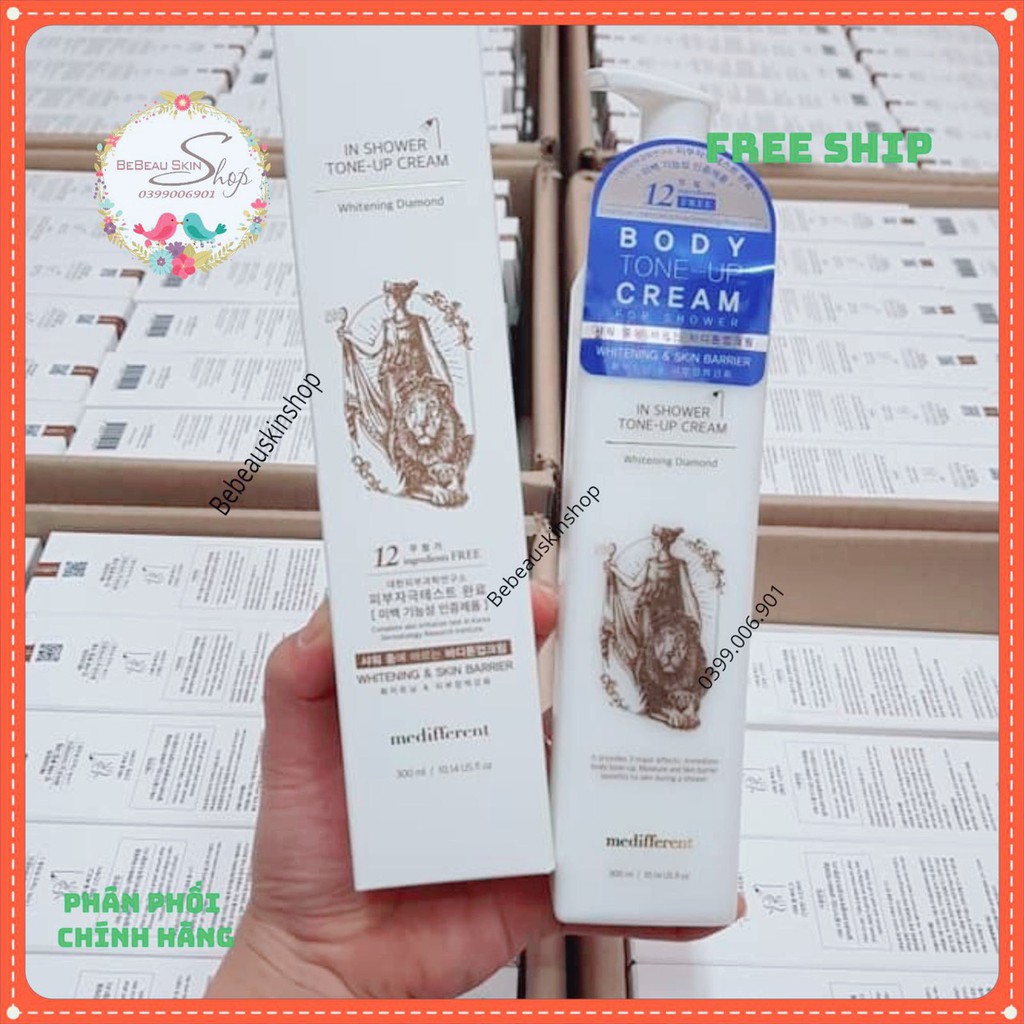 Sữa tắm truyền trắng Medifferent chuẩn Hàn chính hãng - Bebeau Skin Shop