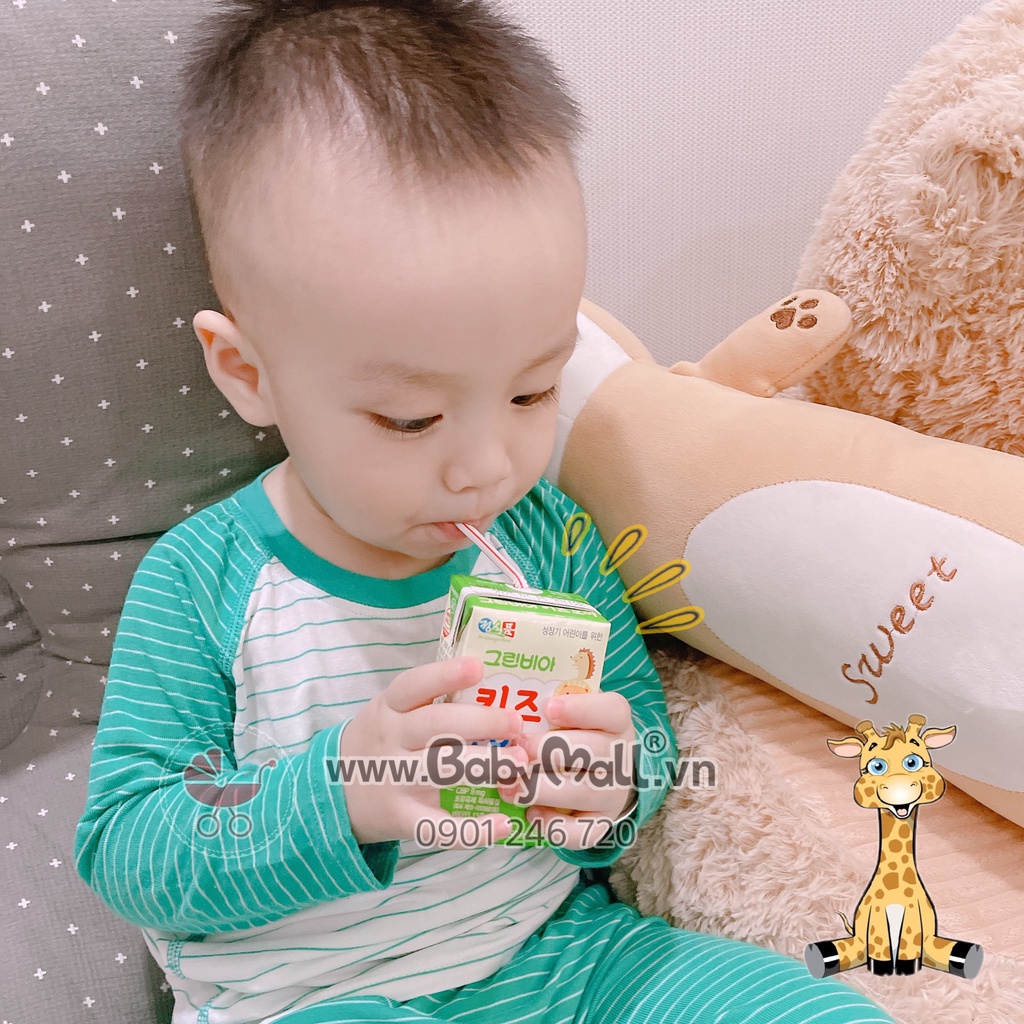 [DATE MỚI NHẤT]Sữa nước Greenbia HiKids Hàn cho bé 1-12 tuổi (THÙNG 24 HỘP 150ML)