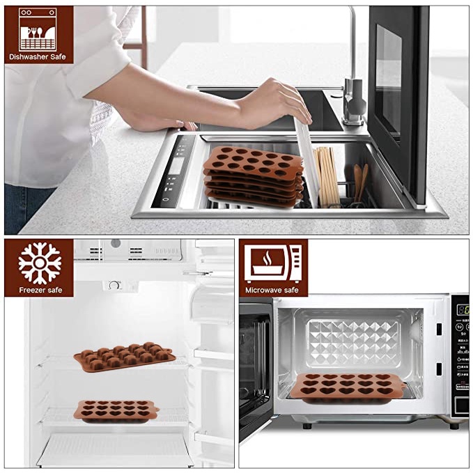 ⚜️FREESHIP⚜️Khuôn silicon làm thạch rau câu, socola, kẹo dẻo hình con vật , hoa đường kính viên từ 3 - 4 cm nhiều mẫu