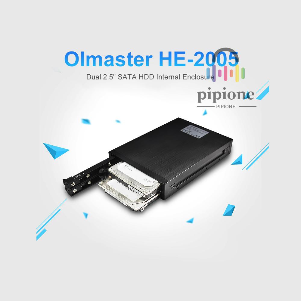 Ổ Cứng Hddmaster He-2005 Dual 2.5 "Sata Hdd Kèm Đèn Led Cho 3.5" | BigBuy360 - bigbuy360.vn