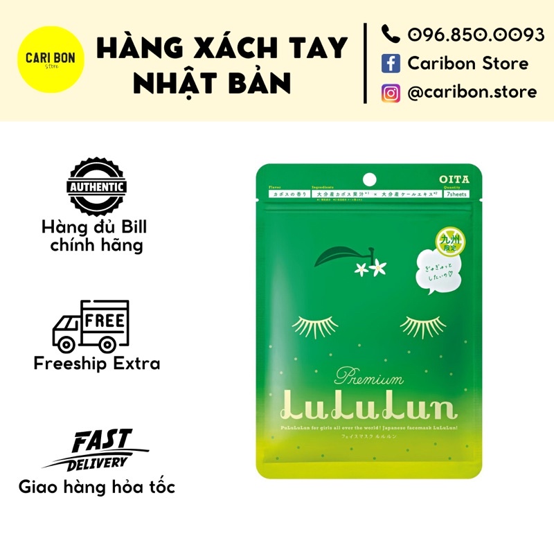 Mặt nạ Lululun Chanh Tuyết