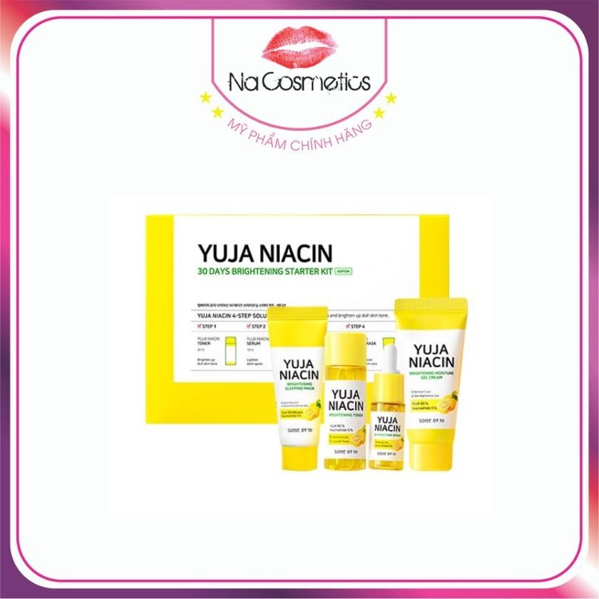 set dưỡng trắng SOME BY MI MINI YUJA NIACIN 30DAYS BRIGHTENING STARTED KIT (4MÓN)