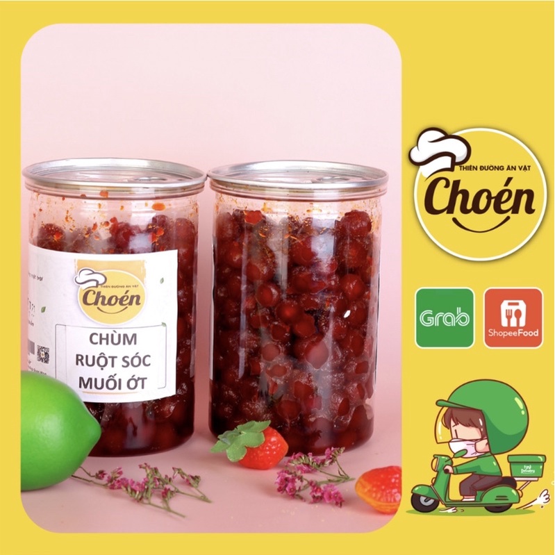 Chùm Ruột Sóc Muối Ớt 500g CHOÉN  Bao phê CHOEN15