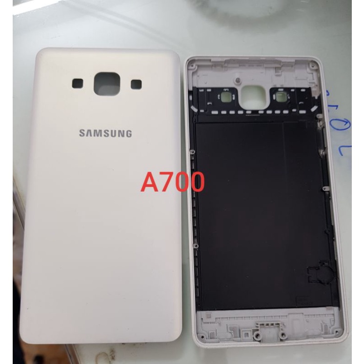 Vỏ samsung A700 (A7 2015) màu trắng