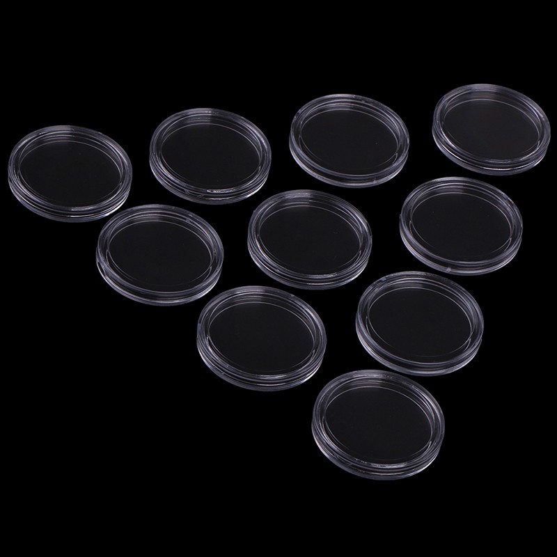 Hl 10 Hộp Nhựa Trong Suốt 32mm