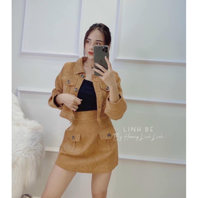 ❤️ ẢNH CHỤP THẬT SET BÒ ÁO + CHÂN VÁY #195