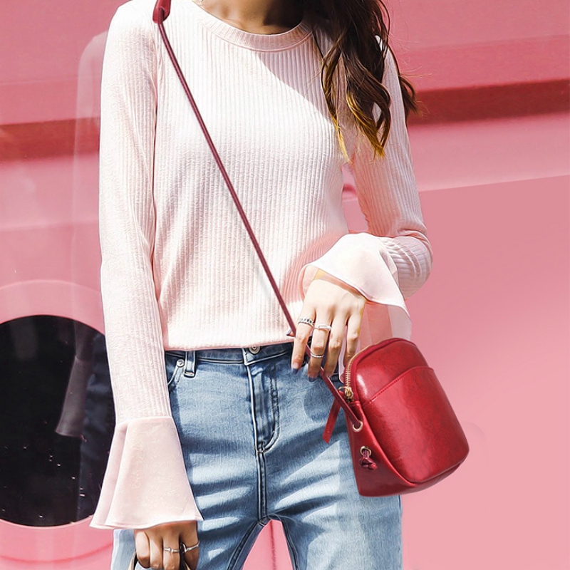 Túi đeo chéo IELGY nhỏ nhắn thiết kế hình vỏ sò thời trang nữ tính