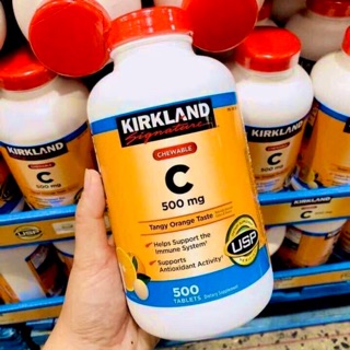 Viên ngậm Vitamin C 500mg Kirkland