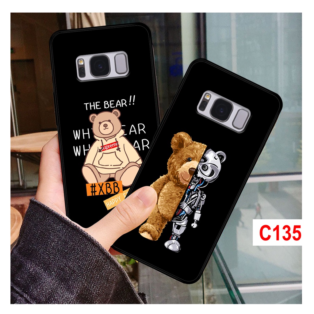 Ốp Samsung S8 - S8 plus in hình gấu đáng yêu,cute. ốp rẻ bền đẹp.