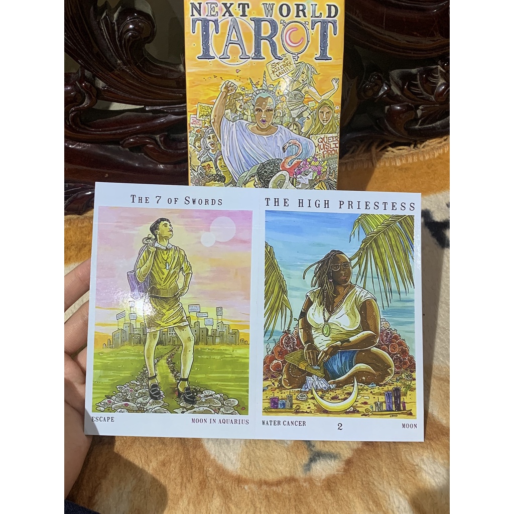 Bộ bài Next Word Tarot size gốc siêu to 10x15cm