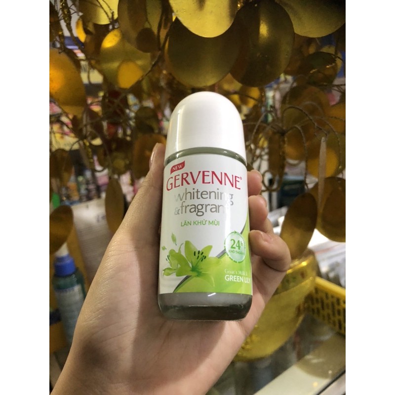 Gervenne Lăn khử mùi Trắng da Hương nước hoa Green Lily 50ml/chai