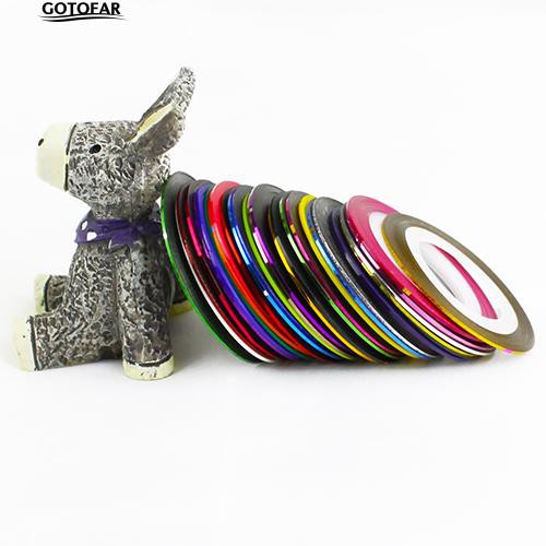 Set 30 cuộn dây dán trang trí móng tay nghệ thuật