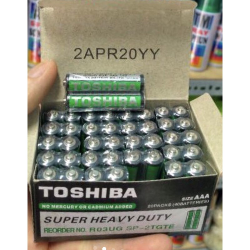 Hộp 40 Viên Pin Toshiba AAA