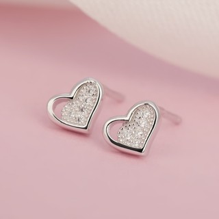 Bông tai bạc Pure Heart