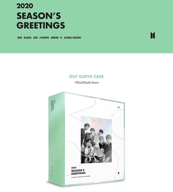 [HÀNG OFFICIAL] SEASON GREETING BTS 2020 đồ lưu niệm BTS