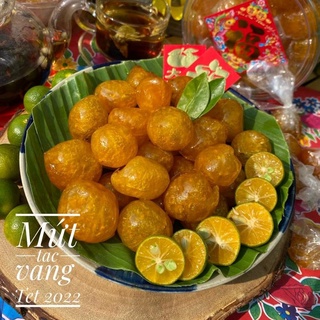 Mứt tết việt - 300gr mứt tắc quấn nguyên trái nhii food thực phẩm sạch nhà làm