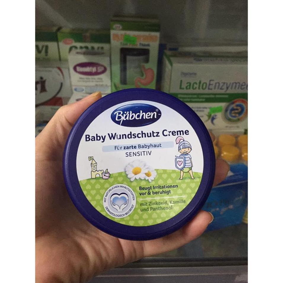 [HÀNG ĐỨC] Kem chống hăm Bubchen Baby Wundschutz Creme cho bé, xách tay Đức CHUẨN