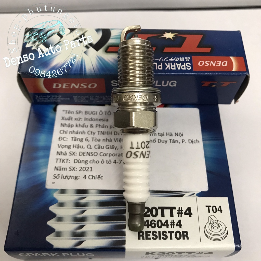 Bugi Denso Titanium chân ngắn mã K20TT cho xe ôtô Camry, Vios , Altis9