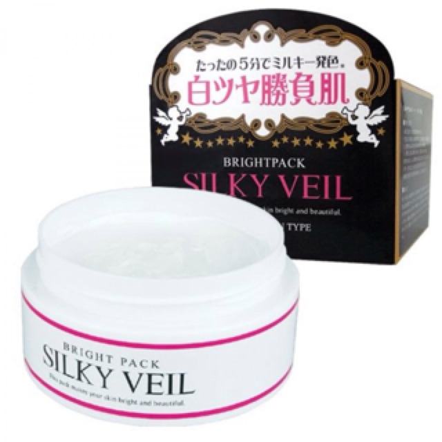 Kem tắm trắng da và trang điểm toàn thân Silky Veil Nhật Bản