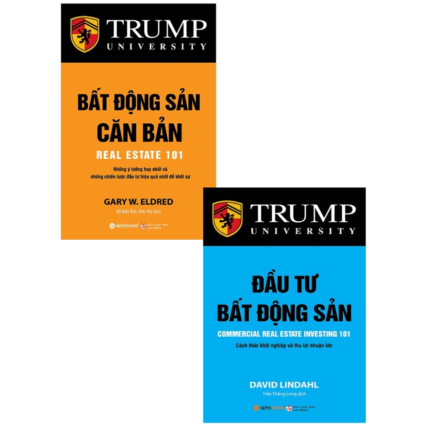 Sách - Combo Bất Động Sản Căn Bản + Đầu Tư Bất Động Sản (Bộ 2 Cuốn)