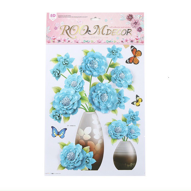 Tranh dán tường hoa nổi 3D