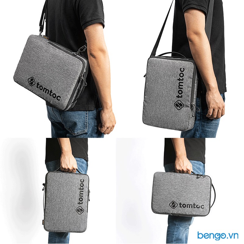 Túi chống sốc dành cho Macbook/Laptop 15&quot; TOMTOC (USA) Urban Shoulder Bags - H14-E02G