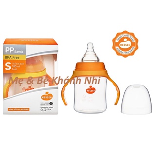 Bình Sữa WESSER Cổ Rộng PP Bottle 180ML 🎀 FREESHIP 🎀 Bình Wesser Cổ Rộng 180ML