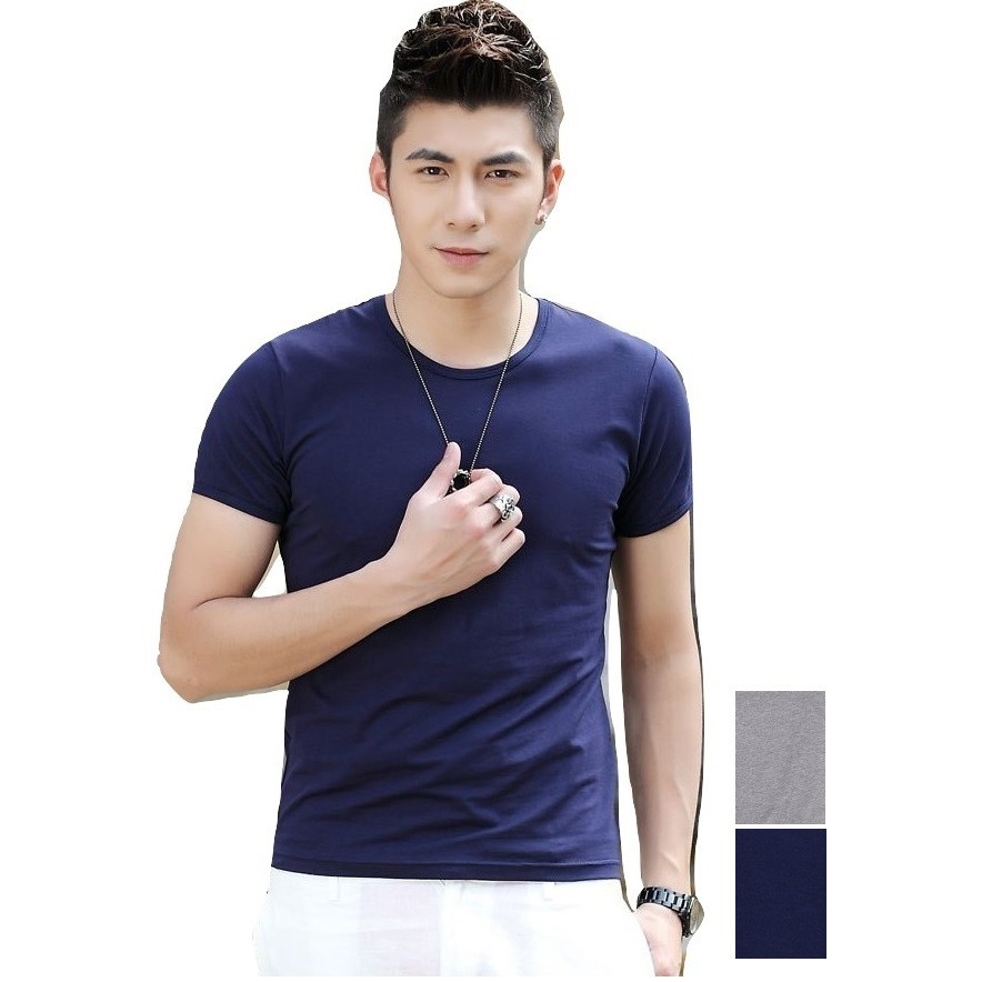 ÁO THUN NAM CỔ TRÒN TAY NGẮN [CAM KẾT CHẤT ĐẸP DÀY MỀM MỊN MÁT] | BigBuy360 - bigbuy360.vn