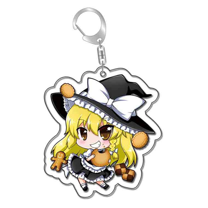 Móc Khóa Nhựa Acrylic In Hình Anime Touhou Project Đáng Yêu
