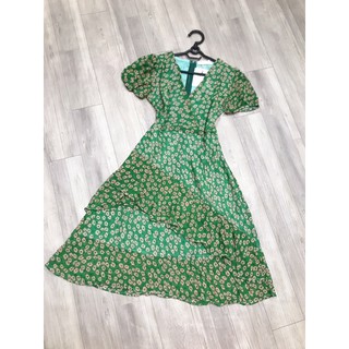 Đầm hoa⚡Đầm hoa nhí⚡Đầm voan hoa nhí cổ tim siêu đẹp[ ảnh thật sản phẩm 100%]