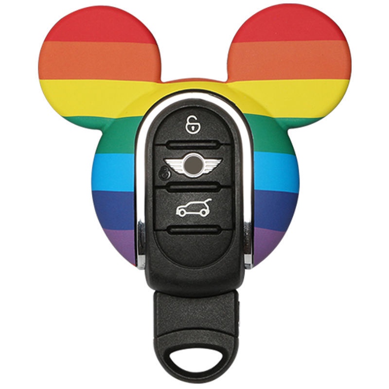 For MINI COOPER key case COUNTRYMAN JCW CLUBMAN F54 F55 F56 F57 F58 F60 cartoon Mickey key case
