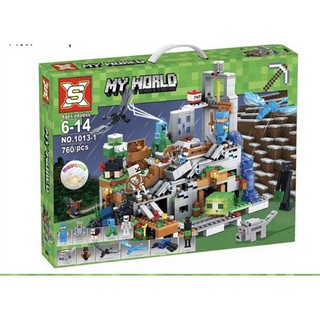 Đồ chơi xếp hình minecraft 760pcs mã 1013