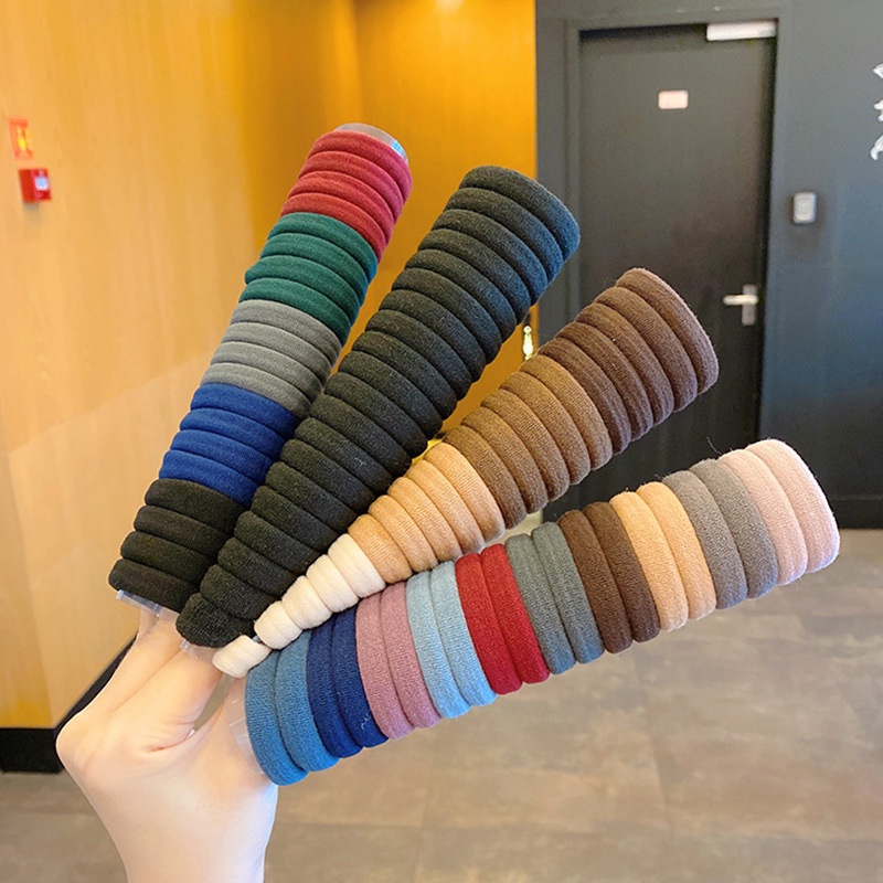 Dây buộc tóc bằng cao su co giãn siêu bền thời trang 2021 cho nữ