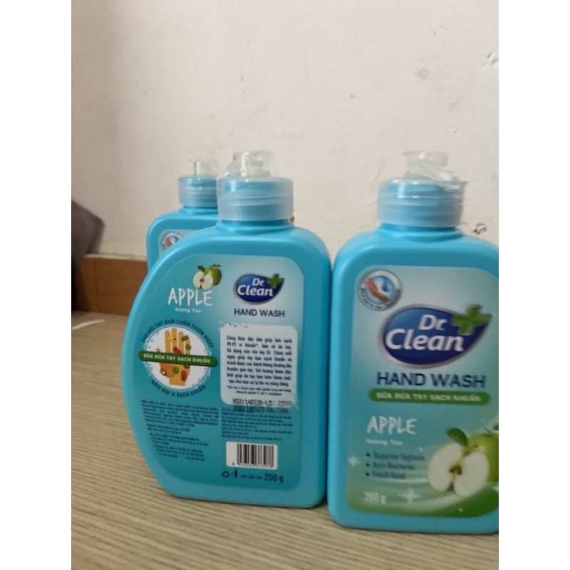 Nước rửa tay/sữa rửa tay Dr.clean 200g