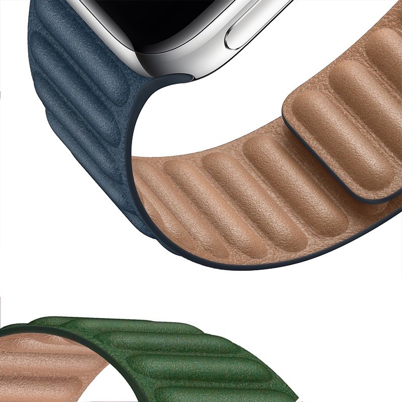 Dây Da Thay Thế Cho Đồng Hồ Thông Minh Iwatch seires 3 5 4 6 SE 44mm 40mm 38mm 42mm