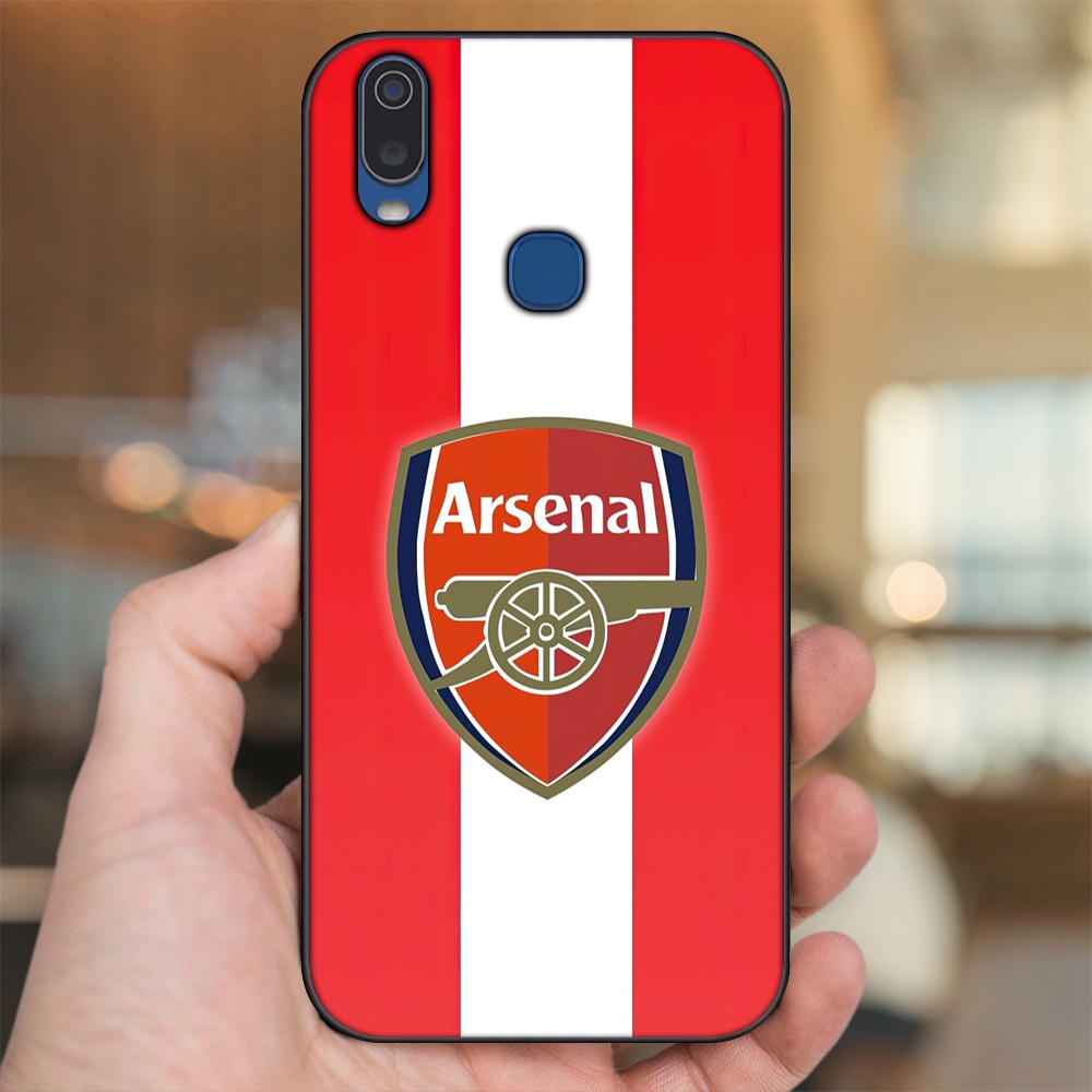 Ốp lưng Vivo Y11 viền đen in hình Arsenal FC