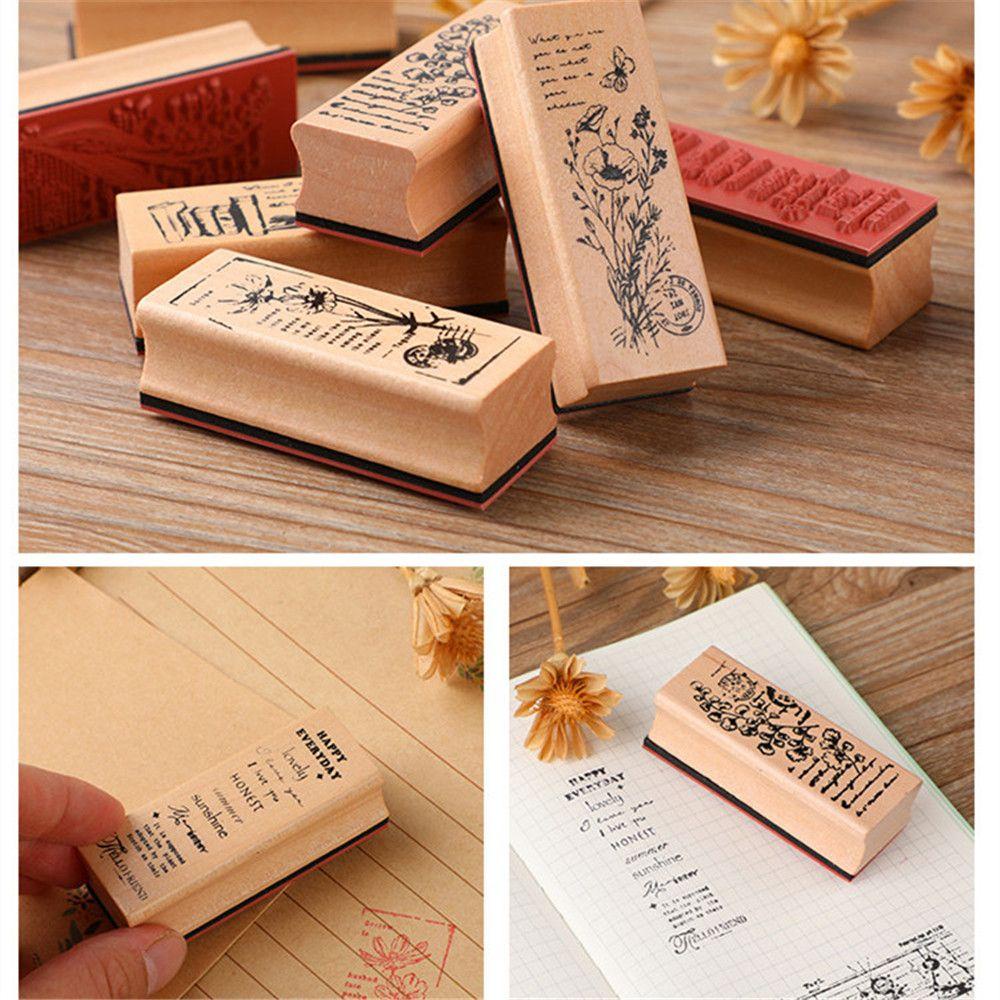 Con Dấu In Thủ Công Bằng Cao Su Hình Cô Gái Trang Trí Sổ Tay