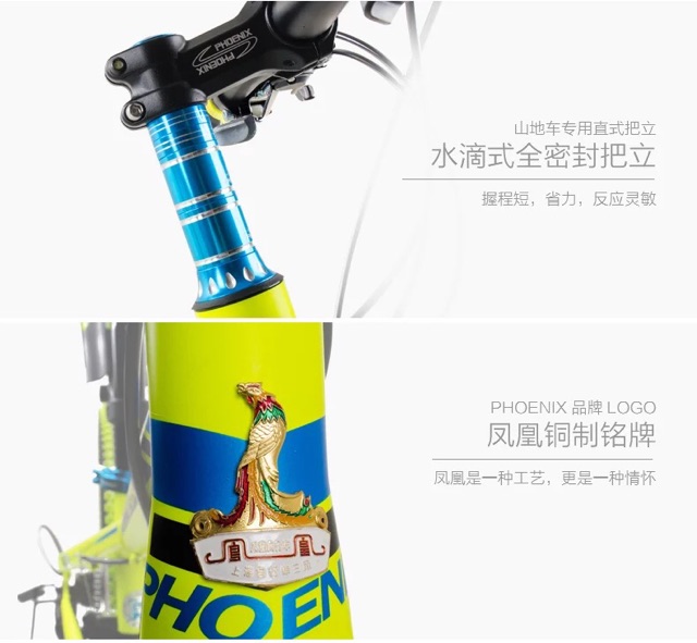 Xe đạp trẻ em mô hình leo núi-xe đạp PHOENIX 18/20 inch-xe đạp 2 bánh cao cấp cho bé 6 10 12 tuổi