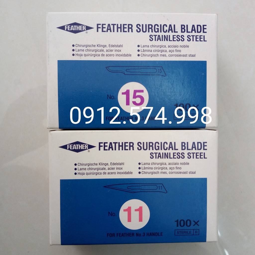 LƯỠI DAO PHẪU THUẬT NHẬT SIÊU BÉN (100 CÁI/HỘP)