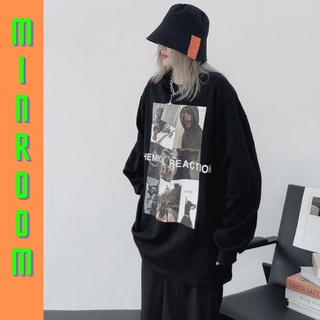 Áo sweater form rộng Min Room - áo sweater nỉ dày dặn streetstyle ASD01